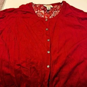 Talbot women petite cardigan size 1X